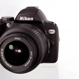 Фотоапарат NikonD60 зеркальный,  новый