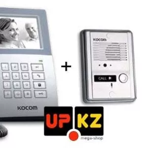 Комплект видеодомофона ч/б Kocom KVM-340+KC-D20