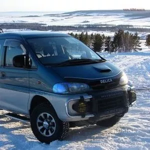 Услуги,  заказ,  аренда,  прокат микроавтобуса MMC Делика Delica (4WD) 