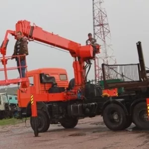Продается крановая установка на  новом  Камазе 53228 