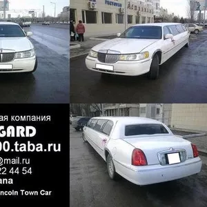 Аренда лимузина Lincoln Town Car белого цвета для свадьбы