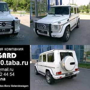 Аренда  Mercedes-Benz G55 белого/черного цвета для любых мероприятий