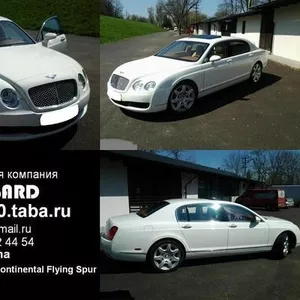 Аренда автомобиля Bentley Continental Flying Spur белого цвета 