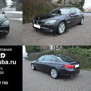 Аренда автомобиля BMW 750 белого и черного цвета для любых мероприятий