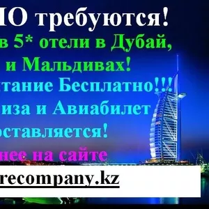 Требуются официанты,  ресепшен,  хостес,  бармены