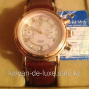 Продам мужские золотые часы хронограф. производство: Яшма;  Проба: 585 