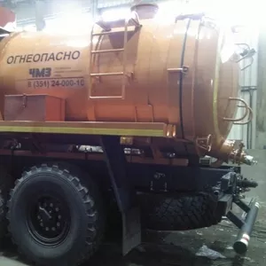 Автоцистерна АКН-10ОД с насосом ВК-6М2 на шасси Камаз-43118