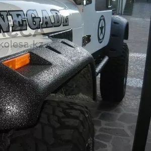 Покраска кузова защитным полимерным покрытием Raptor