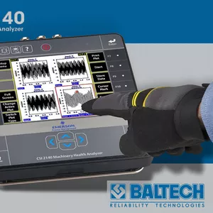 Emerson,  CSI,  BALTECH - tärinä-analyysi,  dynaaminen tasapainotus