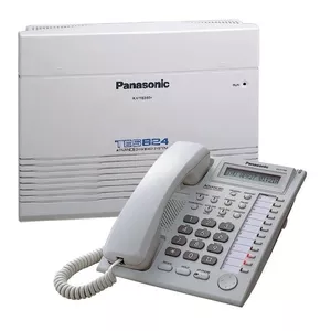 Мини АТС Panasonic аналоговая kx-TEM824 на 6 внешних 16 внутренних або