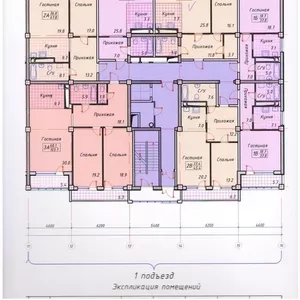 2-комнатная квартира 71.0 м2,  мкр №2,  Куанышбаева 40 Г