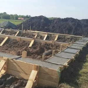 Фундамент любой сложности. Ленточный,  свайный,  ростверк.