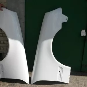 Крылья на мерседес w210,  стеклопластик