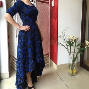 Вечернее платье с каскадной юбкой в Алматы