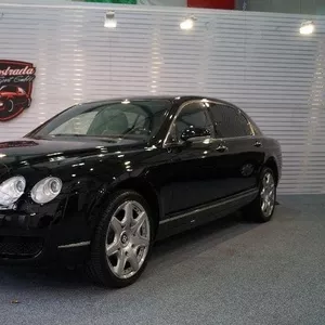 Аренда Bentley Continental Flying Spur черного и белого цвета в Астане