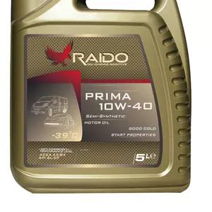 RAIDO Prima 10W-40 Универсальное полусинтетическое моторное масло
