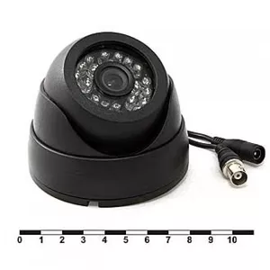 Продам Купольная камера видеонаблюдения,  c ИК-подсветкой,  700TVL,  3.6m