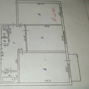 Продам 4 комнатную квартиру,  с.Жетыген