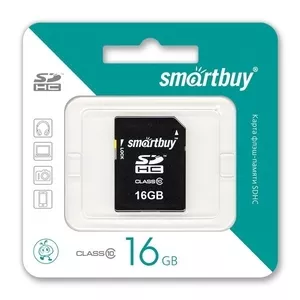 Продам Карта памяти MicroSD Smartbuy 16GB (class 10) оптом от 30шт.