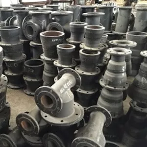Чугунные фасонные части из ВЧШГ