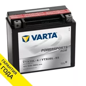 Аккумулятор VARTA AGM 18Ah YTX20L-4/YTX20L-BS