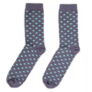  Носки Stars — Grey/Green — Socks’N’Roll