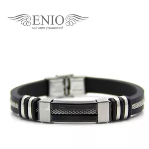Мужские браслеты из каучука от интернет-магазина ENIO.