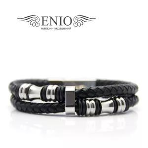 Мужские браслеты из кожи от интернет-магазина ENIO.