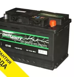 АККУМУЛЯТОР GIGAWATT 74AH 680A