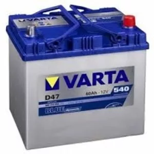 Аккумулятор Varta 60 ампер с доставкой по Алматы
