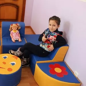 Набор детской мягкой игровой мебели