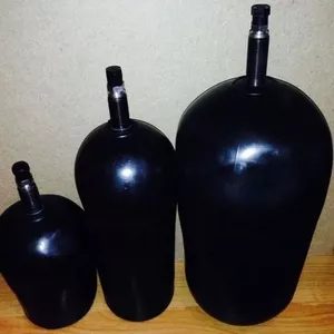 Азотные капсулы для бетононасосов. Азотные груши для бетононасосов