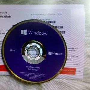 Microsoft Windows 10-pro OEM 32/64 bit 