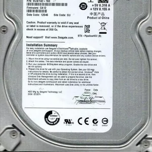 Продам жесткий диск HDD Seagate Pipeline 500Гб,  ST3500312CS