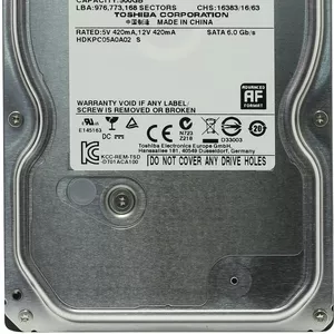 Продам жесткий диск HDD TOSHIBA 500Гб (SATAIII)