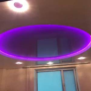 Натяжные потолки любой сложности