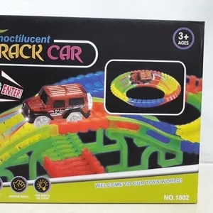 Track CaR - Оригинал! Трек Мэджик трэк! 128 деталей + мост.Magic track