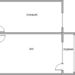 3х комнатная квартира 57 кв.м. в кирпичном доме.