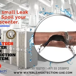 Water leak detection System for Server room and Datacenter. Leak detec