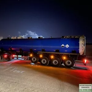 Полуприце для перевозки химии 30м3 (4 секции)