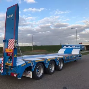 3 axle lowbed semi trailer 