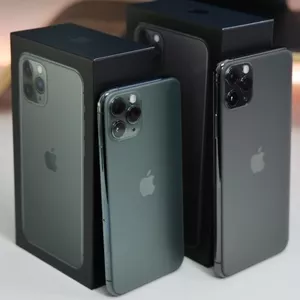 Apple iPhone 11 Pro 64GB = $500USD ,  iPhone 11 Pro Max 64GB = $550USD