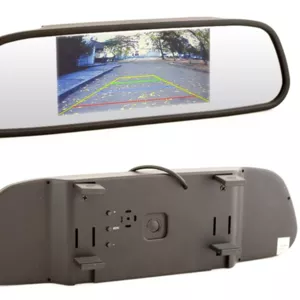 Продам зеркало заднего вида с встроенным монитором для камеры заднего 