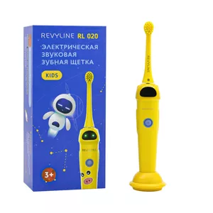 Зубная щетка для детей Revyline RL 020 Kids,  желтая
