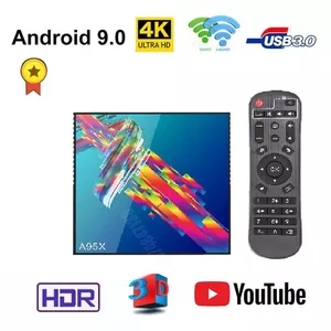 Продам яркую Android 9.0 TV приставку с памятью 4GB/32GB