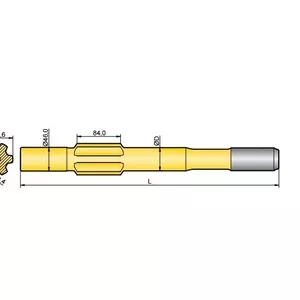 Хвостовик аналог Ingersoll YH 65,  YH 70