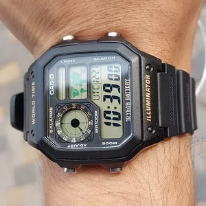 Электронные наручные часы Casio. Мировое время. Классика. Подарок