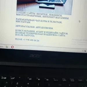 Я рaзрабатываю сайты и чат-боты.