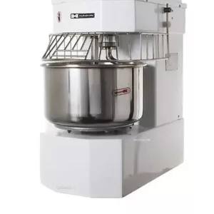 Спиральный тестомес Hurakan HKN-50SN2V. Обьем дежи 50 л Загрузка теста