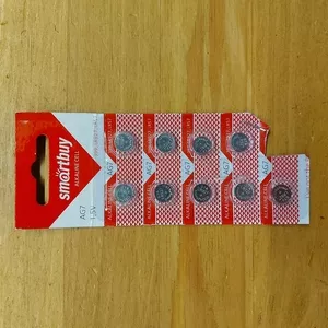 Алкалиновые Батарейки 399,  LR927,  LR57,  AG7. Таблетка. Батарейка